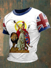 Men's British Britannia Printed T-shirt
