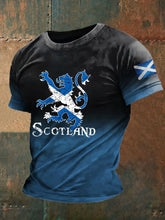 Men's Scotland Flag Casual T-Shirt