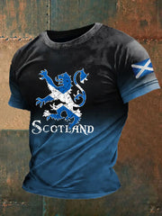 Men's Scotland Flag Casual T-Shirt