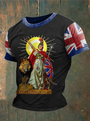 Men's British Britannia Printed T-shirt