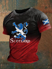Men's Scotland Flag Casual T-Shirt