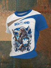Men's Scotland Flag Casual T-Shirt
