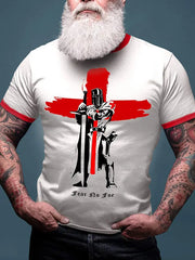 Men's British Knights Fear No Foe Printed T-shirt