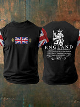 Men's British Printed T-shirt