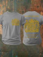 Men's British Printed T-shirt