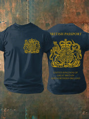 Men's British Printed T-shirt