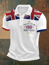 Men's British Proud Printed Polo Shirt