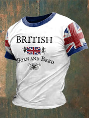 Men's British Born And Bred Printed T-shirt