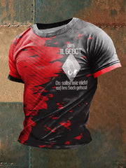 Herren Das 11. Gebot - Du sollst mir nicht auf den Sack gehen! Bedrucktes Kurzarm-T-Shirt