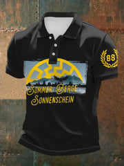 Kurzarm-- hirt Sonne und Nummer - für Männer