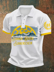 Kurzarm-- hirt Sonne und Nummer - für Männer