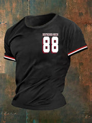 Herren Deutsches Reich T-Shirt mit kurzen Ärmeln