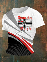 Herren Deutsches Reich T-Shirt mit kurzen Ärmeln
