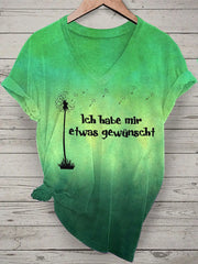 Damen Ich Habe Mir Etwas Gewünscht! Kurzarm-T-Shirt