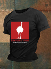 Kurzärmliges T-Shirt für Herren Sch wenge lbert Strauss