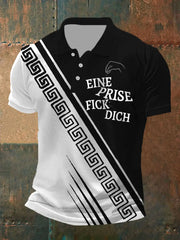 Herren Ein Prise Fick Dich Kurzarm-- hirt