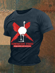 Kurzärmliges T-Shirt für Herren Sch wenge lbert Strauss