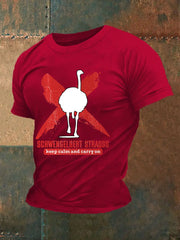 Kurzärmliges T-Shirt für Herren Sch wenge lbert Strauss