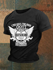 Männer Und Am 8. Tag Sah Gott Was Erschaffen Hatte Und Sage Die Deutschland Braucht Kurzarm-T-Shirt