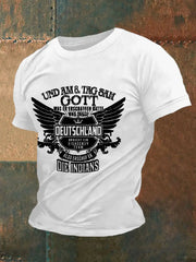 Männer Und Am 8. Tag Sah Gott Was Erschaffen Hatte Und Sage Die Deutschland Braucht Kurzarm-T-Shirt