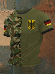 Herren Deutschland Veteran T-Shirt mit kurzen Ärmeln