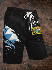 Herren Bavaria Print Shorts
