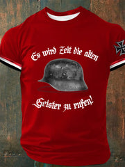 Herren Es wird Zeit die alten Geister zu rufen! Bedrucktes T-Shirt