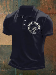 Herren Ost deutschland Bedrucktes gerades Tweed-Top mit drei Knöpfen