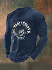 Bedrucktes Kurzarm-T-Shirt für Männer in Ost deutschland