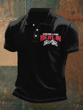 Herren Eiserne Liebe Berlin Drei-Knopf-Tweed-Top