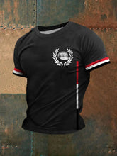 Männer Der Stahlhelm bedrucktes Kurzarm-T-Shirt