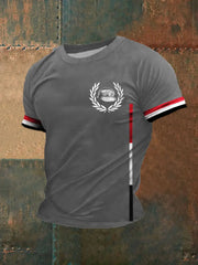 Männer Der Stahlhelm bedrucktes Kurzarm-T-Shirt