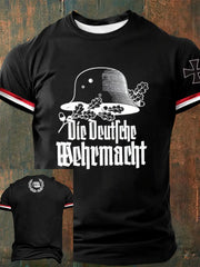 Männer Der Stahlhelm bedrucktes Kurzarm-T-Shirt