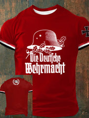 Männer Der Stahlhelm bedrucktes Kurzarm-T-Shirt