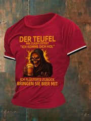 Bedrucktes T-Shirt für Herren BRINGEN SIE BIER MIT