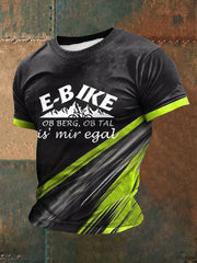 Fahre bedrucktes Kurzarm-T-Shirt für Männer