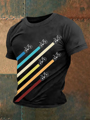 Herren Rad fahren In Deutschland T-Shirt mit kurzen Ärmeln