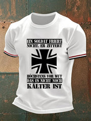 Männer deutsche Armee Soldaten kurze Ärmel T-Shirt