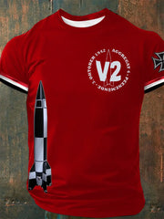 Männer V2 bedrucktes Kurzarm-T-Shirt