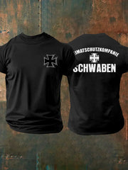 Bedrucktes Herren-T-Shirt der - schutz kompanie Schwaben