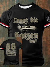 Herren Lasst die Katzen los Kurzarm T-Shirt