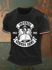 T-Shirt der kaiserlichen deutschen Armee für Männer mit kurzen Ärmeln