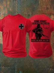 Herren Keine Sorge Wenn Du Den Schuss Horen Kannst Warst Du Nicht Das Ziel Bedrucktes T-Shirt