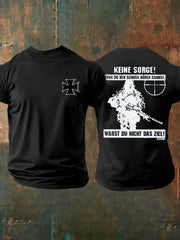 Herren Keine Sorge Wenn Du Den Schuss Horen Kannst Warst Du Nicht Das Ziel Bedrucktes T-Shirt