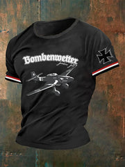 Männer Bomben wetter JU87 Militaria WW II Soldaten Wehrmacht Luftwaffe Flugzeug T-Shirt