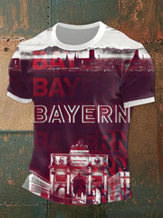 Herren Bayern München T-Shirt mit kurzen Ärmeln