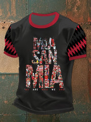 Männer Mia San Mia T-Shirt mit kurzen Ärmeln