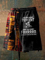 Herren Fahrrad bedruckte Shorts