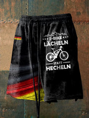 Herren Fahrrad bedruckte Shorts