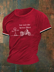 Männer Der mit der BMW fährt T-Shirt